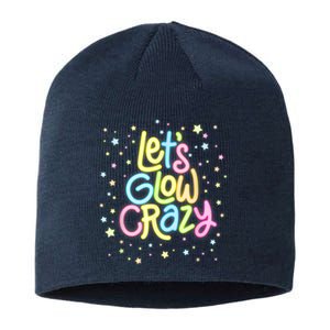 Lets Glow Crazy In Bright Colors Dance Wear 80s And 90s Sustainable Beanie