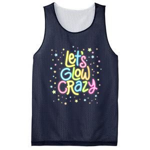 Lets Glow Crazy In Bright Colors Dance Wear 80s And 90s Mesh Reversible Basketball Jersey Tank