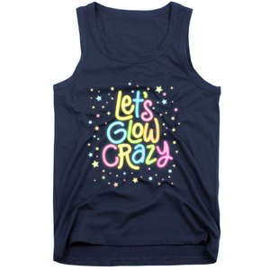 Lets Glow Crazy In Bright Colors Dance Wear 80s And 90s Tank Top