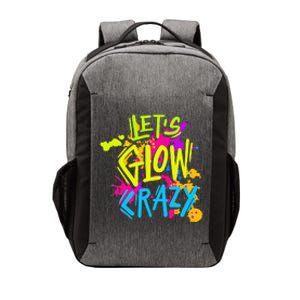 Let's Glow Crazy Glow Party Retro 80s Colors Party Lover Vector Backpack