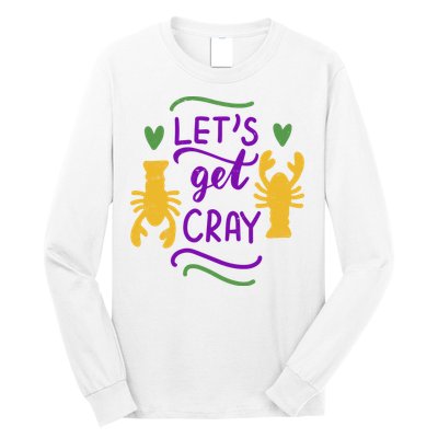 Let's Get Cray Mardi Gras Lobster Long Sleeve Shirt