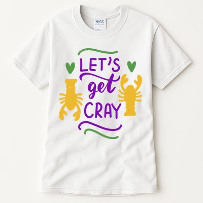 Let's Get Cray Mardi Gras Lobster Tall T-Shirt