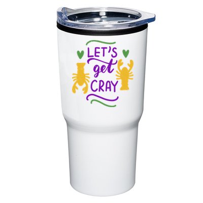 Let's Get Cray Mardi Gras Lobster Tumbler