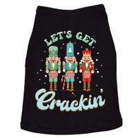 Lets Get Crackin Three Nutcrackers Christmas Teacher Doggie Tank