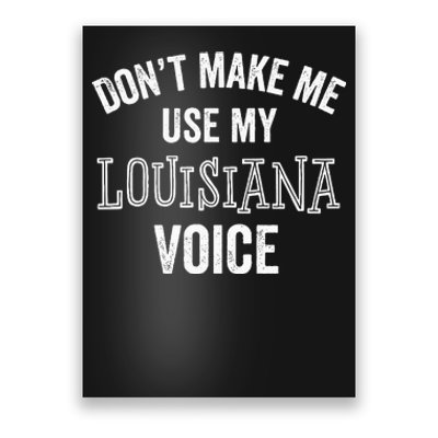 Louisiana Gift Cajun Southern Accent Poster