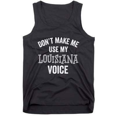 Louisiana Gift Cajun Southern Accent Tank Top