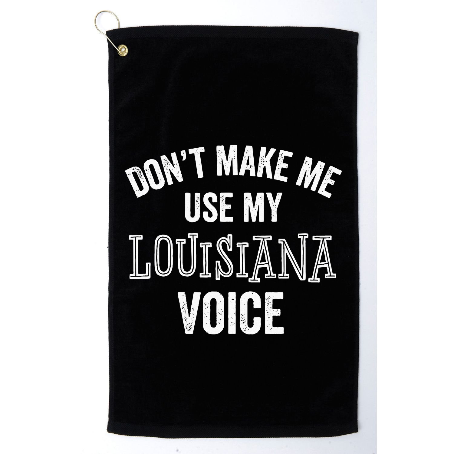 Louisiana Gift Cajun Southern Accent Golf Towel