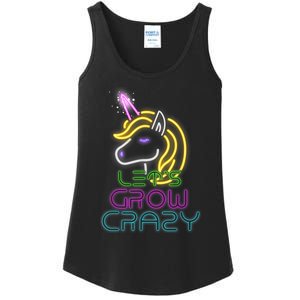 Lets Glow Crazy Glow Party Unicorn Lover Birthday Ladies Essential Tank