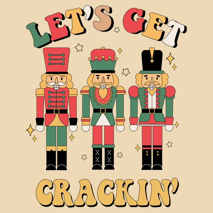 Lets Get Crackin Funny Christmas Zip Tote Bag