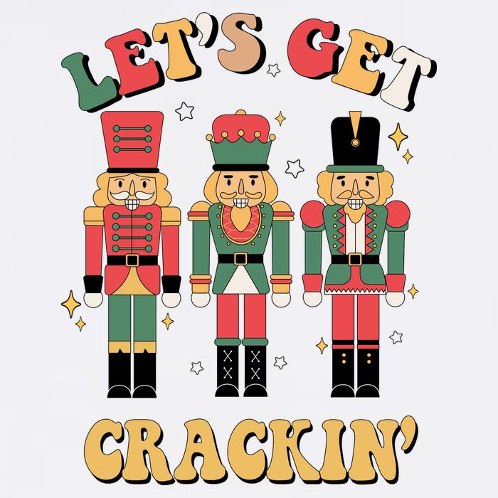 Lets Get Crackin Funny Christmas Cooling Performance Crew T-Shirt