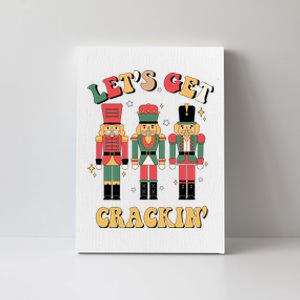 Lets Get Crackin Funny Christmas Canvas