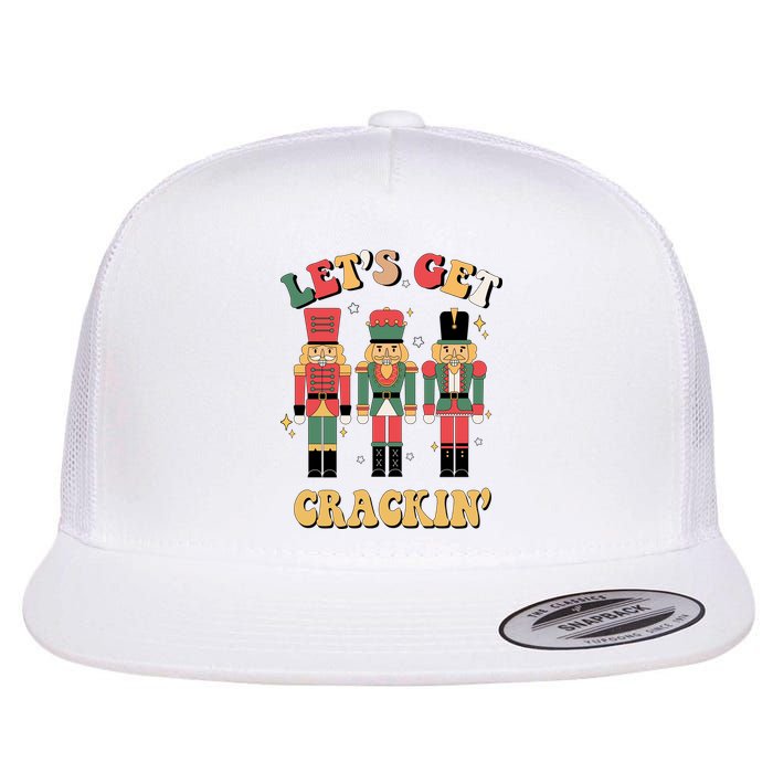 Lets Get Crackin Funny Christmas Flatbill Hat