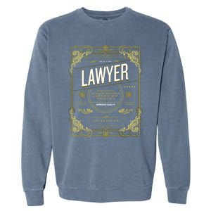 Lawyer Gift Cute Gift Garment-Dyed Sweatshirt