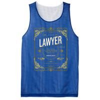 Lawyer Gift Cute Gift Mesh Reversible Basketball Jersey Tank