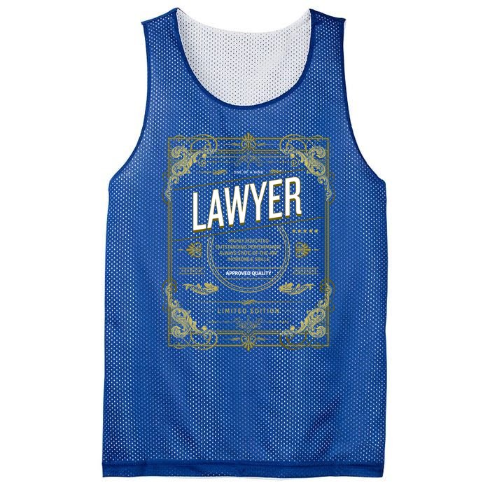 Lawyer Gift Cute Gift Mesh Reversible Basketball Jersey Tank