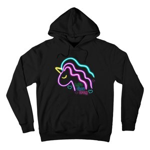 Let's Glow Crazy Unicorn Cute Hoodie