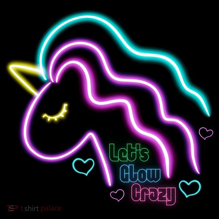 Let's Glow Crazy Unicorn Cute Sustainable Bucket Hat