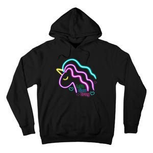 Let's Glow Crazy Unicorn Cute Tall Hoodie