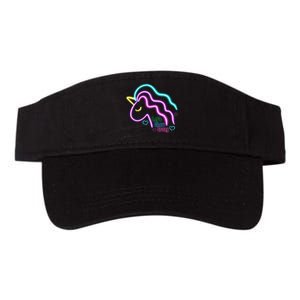 Let's Glow Crazy Unicorn Cute Valucap Bio-Washed Visor