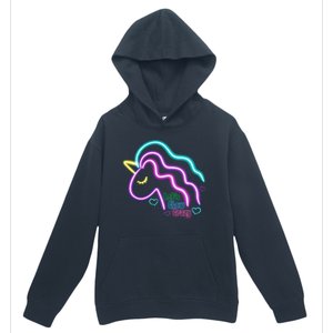 Let's Glow Crazy Unicorn Cute Urban Pullover Hoodie