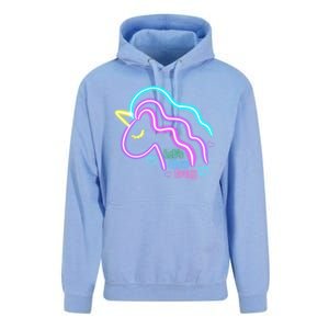 Let's Glow Crazy Unicorn Cute Unisex Surf Hoodie