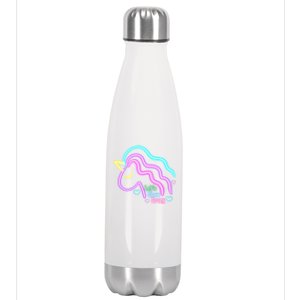 Let's Glow Crazy Unicorn Cute Stainless Steel Insulated Water Bottle