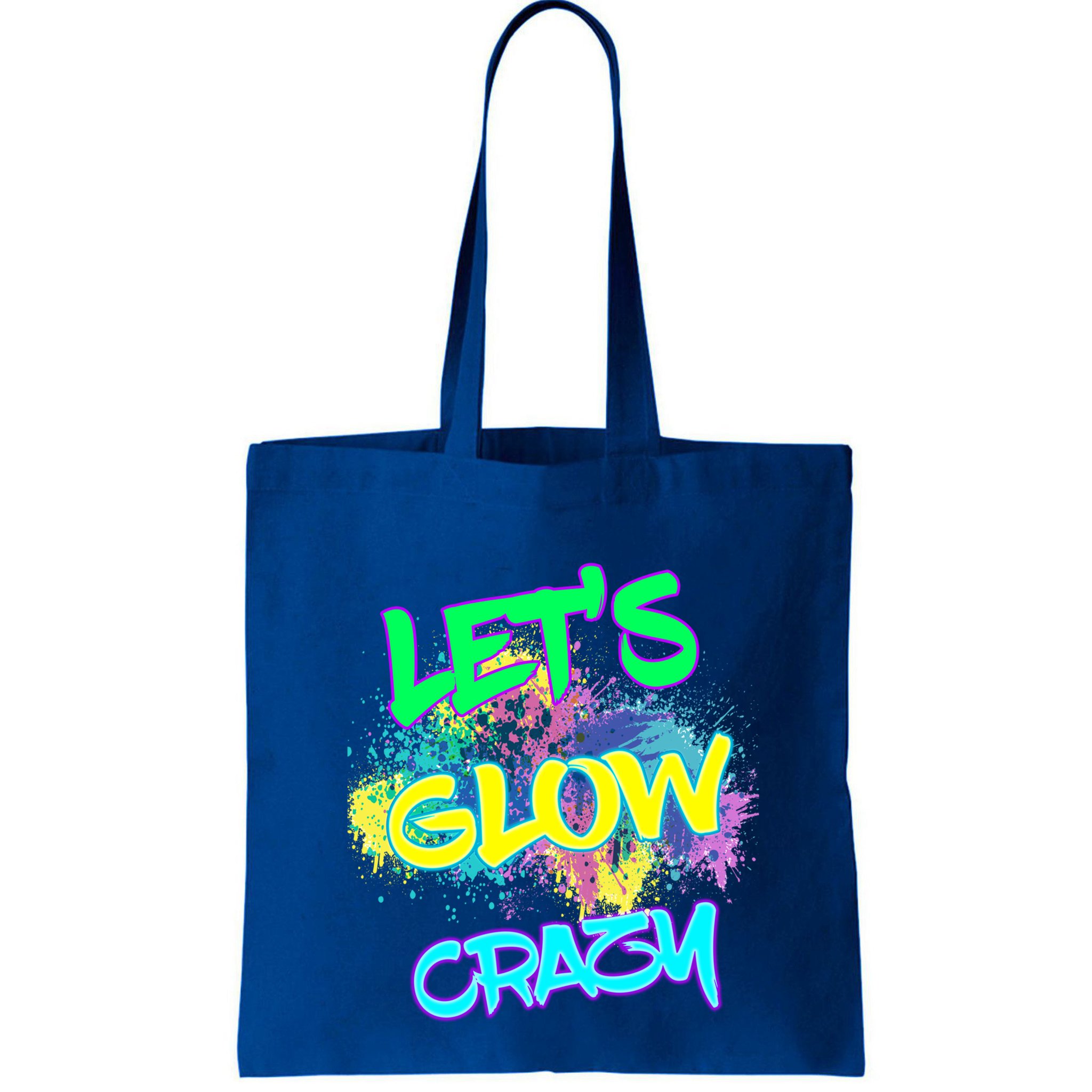 Let's Glow Crazy Glow Party 80s Retro Costume Party Lover Cute Gift Bag