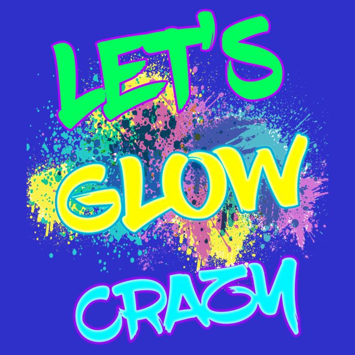 Let's Glow Crazy Glow Party 80s Retro Costume Party Lover Cute Gift Bag
