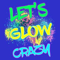 Let's Glow Crazy Glow Party 80s Retro Costume Party Lover Cute Gift Premium T-Shirt