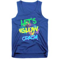 Let's Glow Crazy Glow Party 80s Retro Costume Party Lover Cute Gift Tank Top