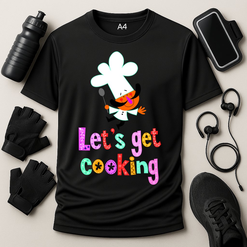 Lets Get Cooking Cooling Performance Crew T-Shirt