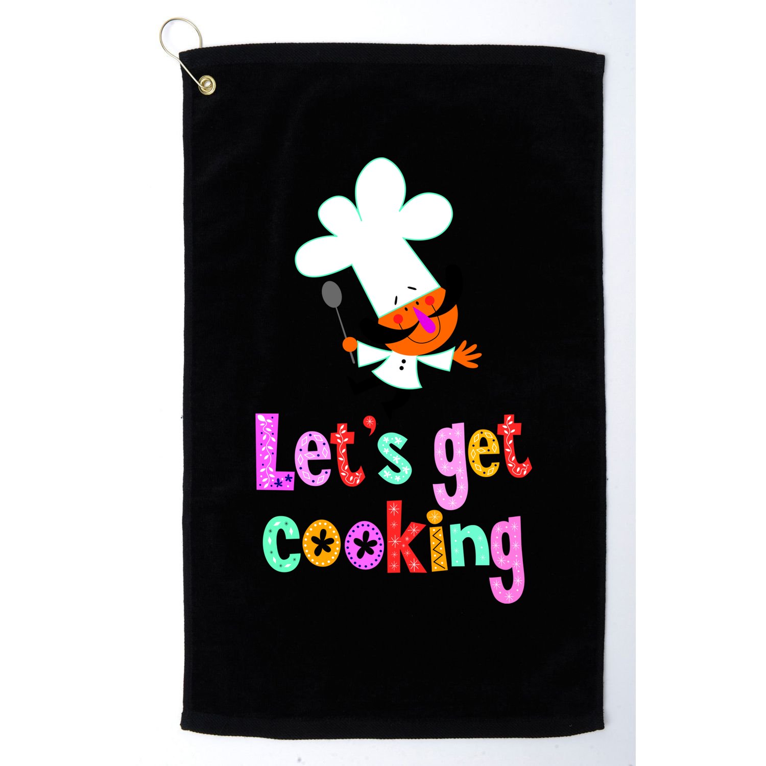 Lets Get Cooking Golf Towel