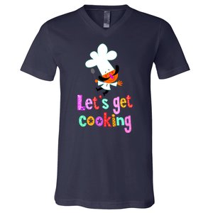 Lets Get Cooking V-Neck T-Shirt