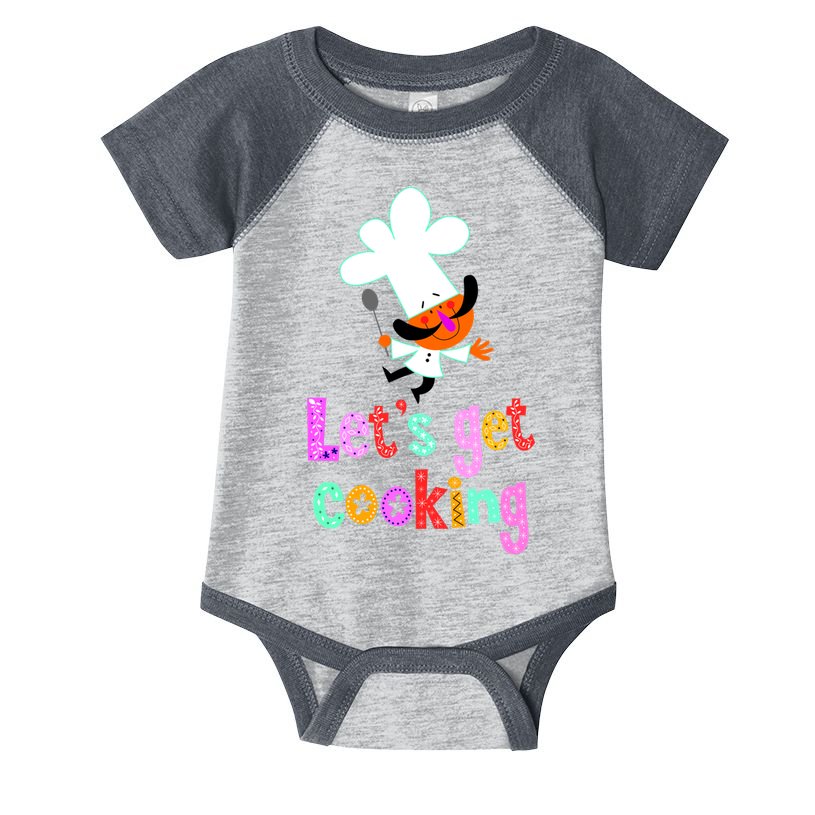 Lets Get Cooking Infant Baby Jersey Bodysuit