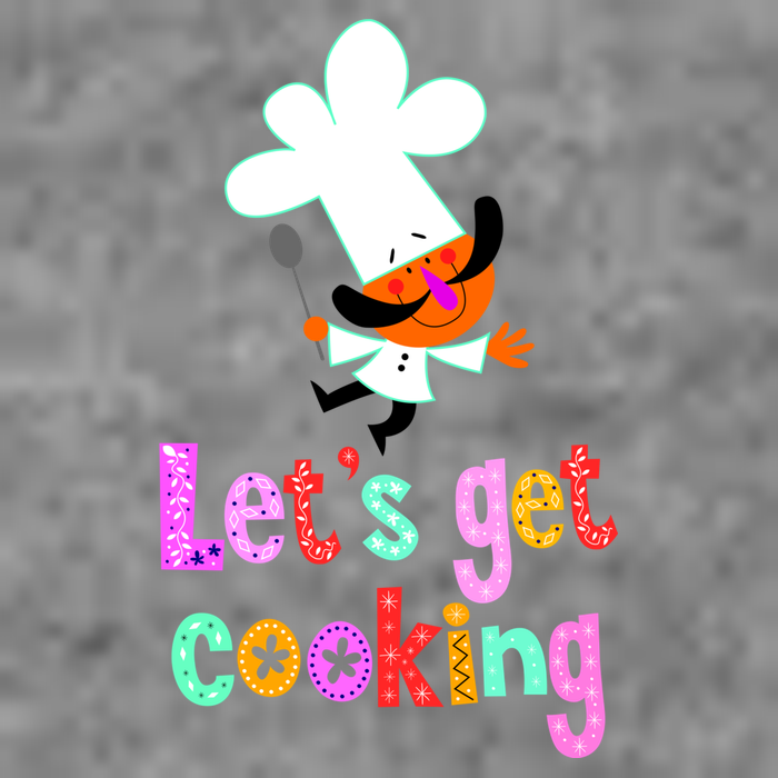 Lets Get Cooking Women's V-Neck T-Shirt