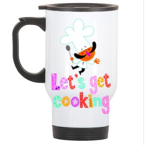 Lets Get Cooking Stainless Steel Travel Mug