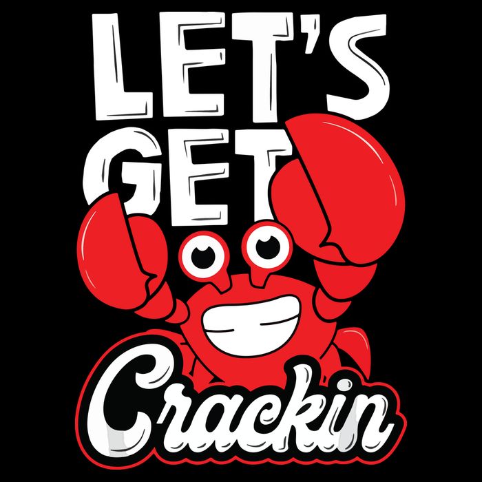 Let's Get Crackin Funny Crab Eater Seafood Lover Crab Boil Impact Tech Backpack