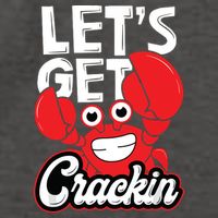 Let's Get Crackin Funny Crab Eater Seafood Lover Crab Boil Vector Backpack