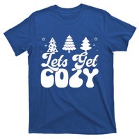 Lets Get Cozy Retro Groovy Christmas Cute Gift T-Shirt