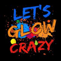 Let's Glow Crazy Glow Party 80s Retro Costume Party Lover 16 in Basic Backpack