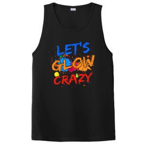 Let's Glow Crazy Glow Party 80s Retro Costume Party Lover PosiCharge Competitor Tank