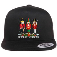 LetS Get Cracking Christmas Nutcracker Ballet Flat Bill Trucker Hat