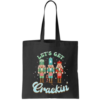 Lets Get Crackin Three Nutcrackers Christmas Teacher Bag