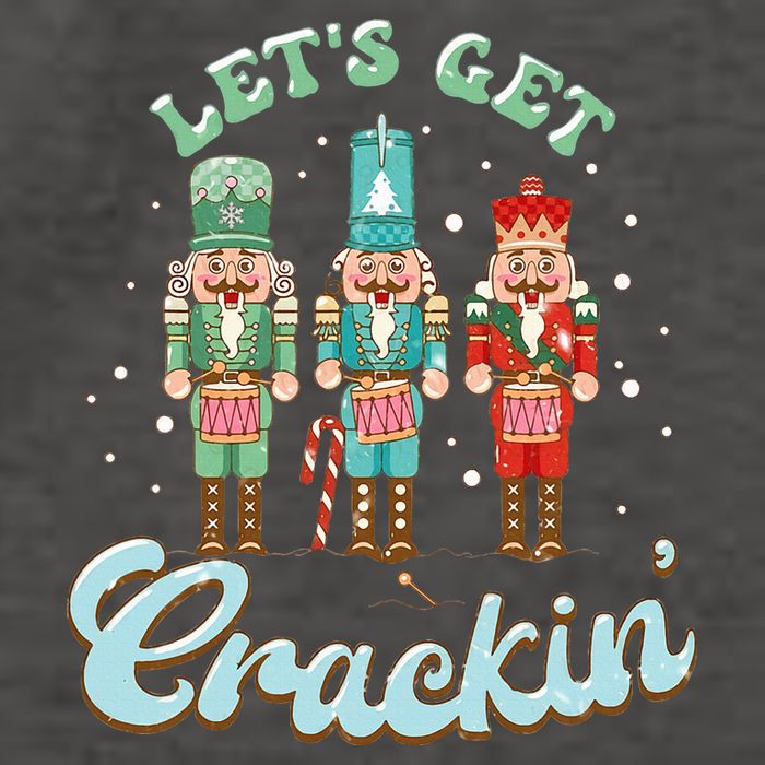 Lets Get Crackin Three Nutcrackers Christmas Teacher Vector Backpack