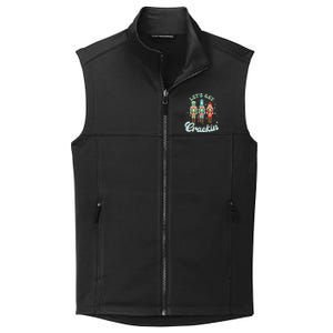 Lets Get Crackin Three Nutcrackers Christmas Teacher Collective Smooth Fleece Vest