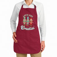 Lets Get Crackin Three Nutcrackers Christmas Teacher Apron