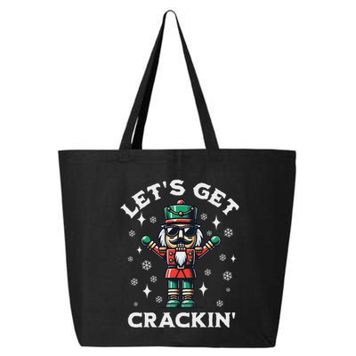 LetS Get Crackin Nutcracker Christmas 25L Jumbo Tote
