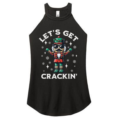 LetS Get Crackin Nutcracker Christmas Women's Perfect Tri Rocker Tank