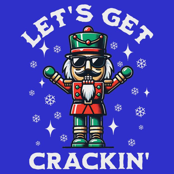 LetS Get Crackin Nutcracker Christmas Visor