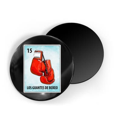 Los Guantes De Boxeo Mexican Boxing Gloves Cards Magnet